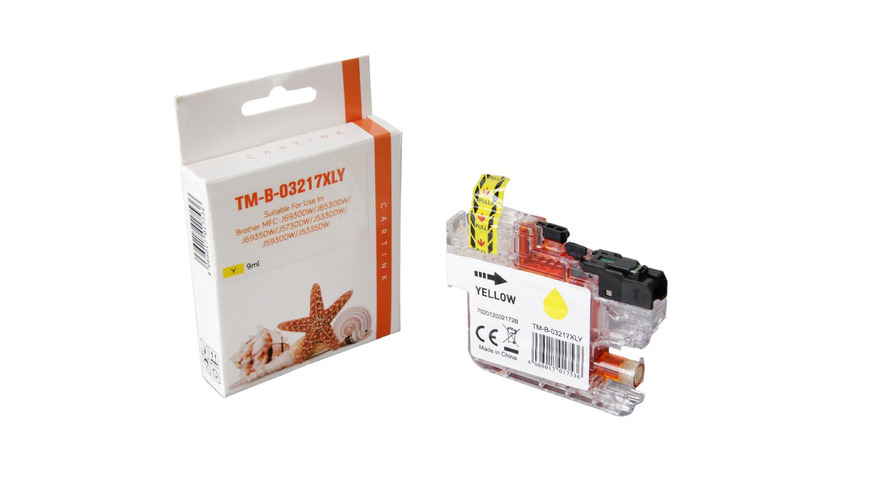 Start XL Tintenpatrone kompatibel zu BROTHER LC-3217 Y gelb  9ml